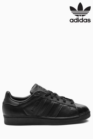 adidas Originals Black Superstar Gloss